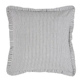 Farmstead Black Ticking Stripe Euro Sham-Lange General Store