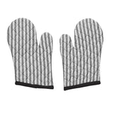 Farmstead Black Ticking Stripe Oven Mitt Set of 2-Lange General Store