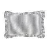 Farmstead Black Ticking Stripe Pillow-Lange General Store