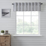 Farmstead Black Ticking Stripe Valance - Lange General Store