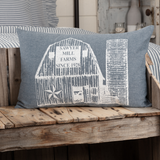 Sawyer Mill Blue Barn Pillow-Lange General Store