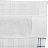 Farmstead Blue Patchwork Panel Curtains