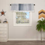 Sawyer Mill Blue Patchwork Valance-Lange General Store