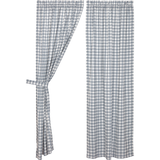 Sawyer Mill Blue Plaid Panel Curtains-Lange General Store