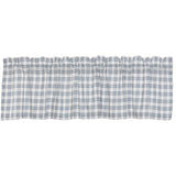Farmstead Blue Plaid Valance