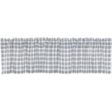 Farmstead Blue Plaid Valance