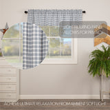 Farmstead Blue Plaid Valance