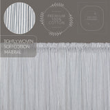 Farmstead Blue Ticking Stripe Blackout Panel Curtain-Lange General Store