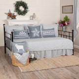 Sawyer Mill Blue Ticking Stripe Daybed Quilt Set-Lange General Store