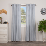 Sawyer Mill Blue Ticking Stripe Panel Curtains-Lange General Store