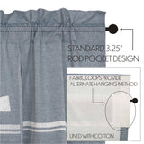 Farmstead Blue Windmill Valance