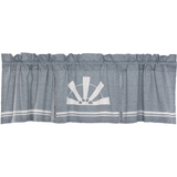 Sawyer Mill Blue Windmill Valance-Lange General Store