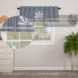 Farmstead Blue Windmill Valance