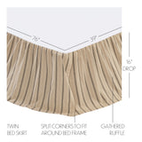 Farmstead Charcoal Bed Skirt