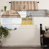 Farmstead Charcoal Chicken Valance
