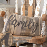 Farmstead Charcoal Family Pillow-Lange General Store