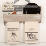 Farmstead Charcoal Kitchen Towel - Plow and Corn-Lange General Store