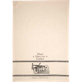 Farmstead Charcoal Kitchen Towel - Plow and Corn-Lange General Store