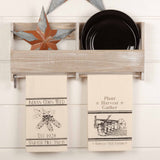 Farmstead Charcoal Kitchen Towel - Plow and Corn-Lange General Store