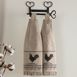 Sawyer Mill Charcoal Kitchen Towels - Poultry-Lange General Store