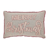 Farmstead Charcoal Merry Christmas Pillow-Lange General Store