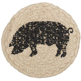 Sawyer Mill Charcoal Pig Coasters-Lange General Store