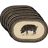 Sawyer Mill Pig Placemat - Set of 6-Lange General Store