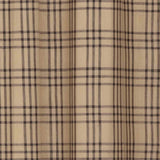 Farmstead Charcoal Plaid Blackout Panel Curtain-Lange General Store