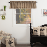 Farmstead Charcoal Plaid Valance - Lange General Store