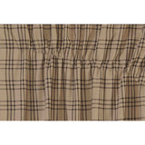 Farmstead Charcoal Prairie Swag Curtains