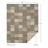 Farmstead Charcoal Quilt