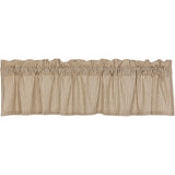 Sawyer Mill Charcoal Ticking Stripe Valance-Lange General Store