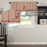 Farmstead Red Chicken Valance