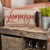 Sawyer Mill Red Farmhouse Living Pillow-Lange General Store