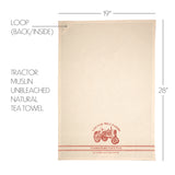Farmstead Red Kitchen Towel - Tractor-Lange General Store