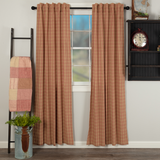 Sawyer Mill Red Plaid Panel Curtains-Lange General Store