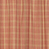 Farmstead Red Plaid Valance