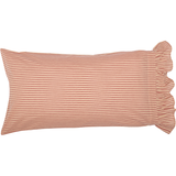 Sawyer Mill Red Ticking Stripe Pillow Cases-Lange General Store