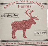 Farmstead Reindeer Pillow-Lange General Store