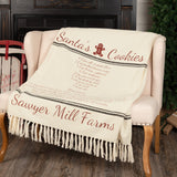 Farmstead Santa Cookies Throw-Lange General Store