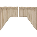 Sawyer Mill Ticking Stripe Swag Curtains-Lange General Store