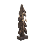 Festive Boughs Dark Wooden Trees-Lange General Store