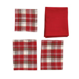 Fireside Plaid Dish Towel and Cloth Set-Lange General Store