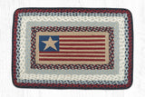 Flag Braided Rectangle Rug-Lange General Store