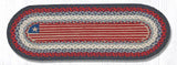 Flag Braided Table Runner-Lange General Store