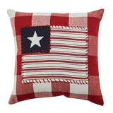 Flag Ticking Stripe 10" Pillow-Lange General Store
