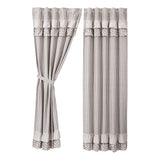 Fleurette Long Panel Curtains-Lange General Store