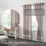 Fleurette Long Panel Curtains-Lange General Store