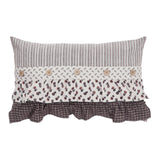 Fleurette Ruffled Pillow-Lange General Store