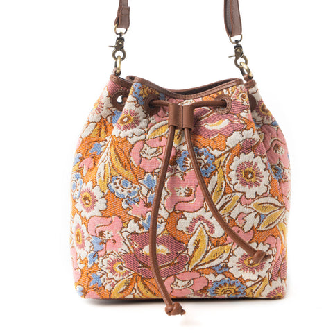 Floral Sunrise Bucket Bag-Lange General Store